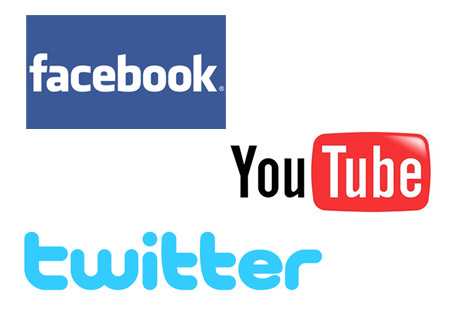 Logo Facebook Connect. facebook twitter youtube logo