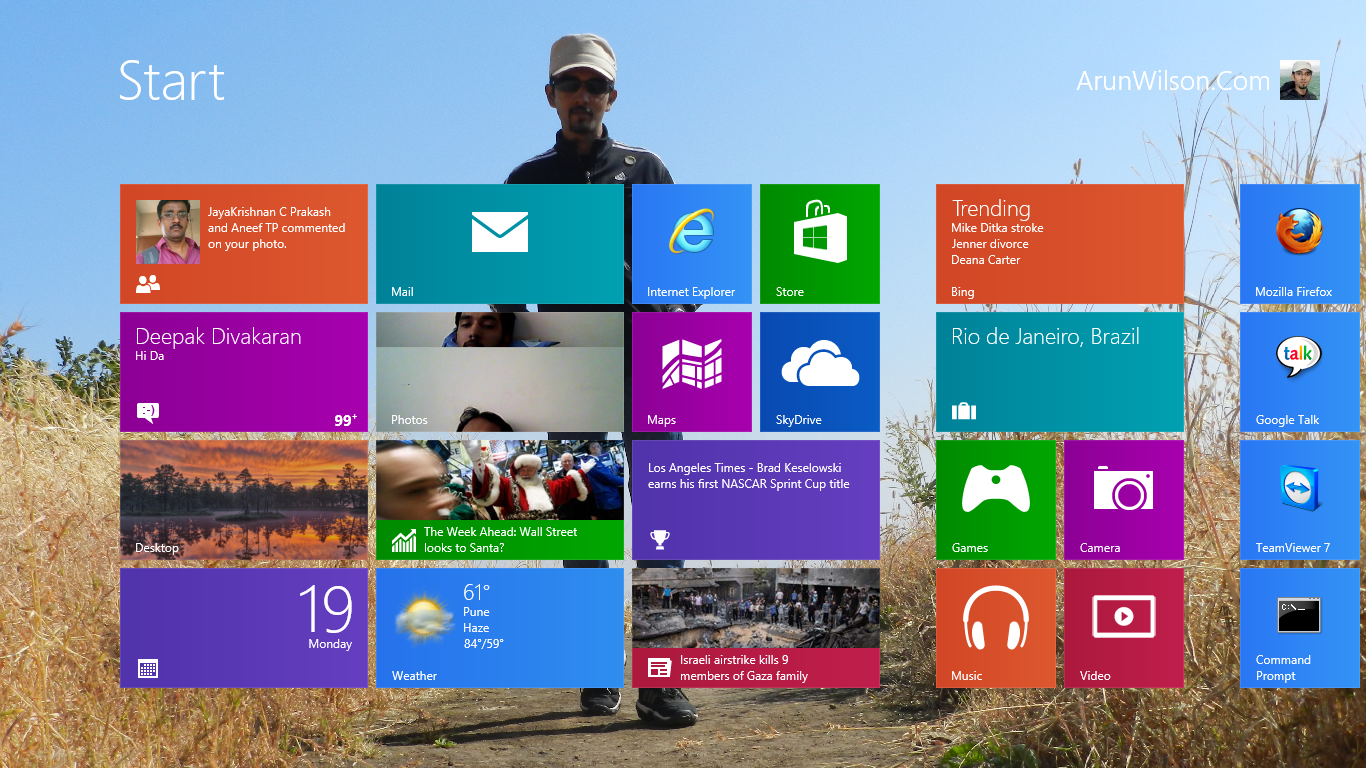 Customize Windows 8 Start Screen Using Windows 8 Start Screen Customizer